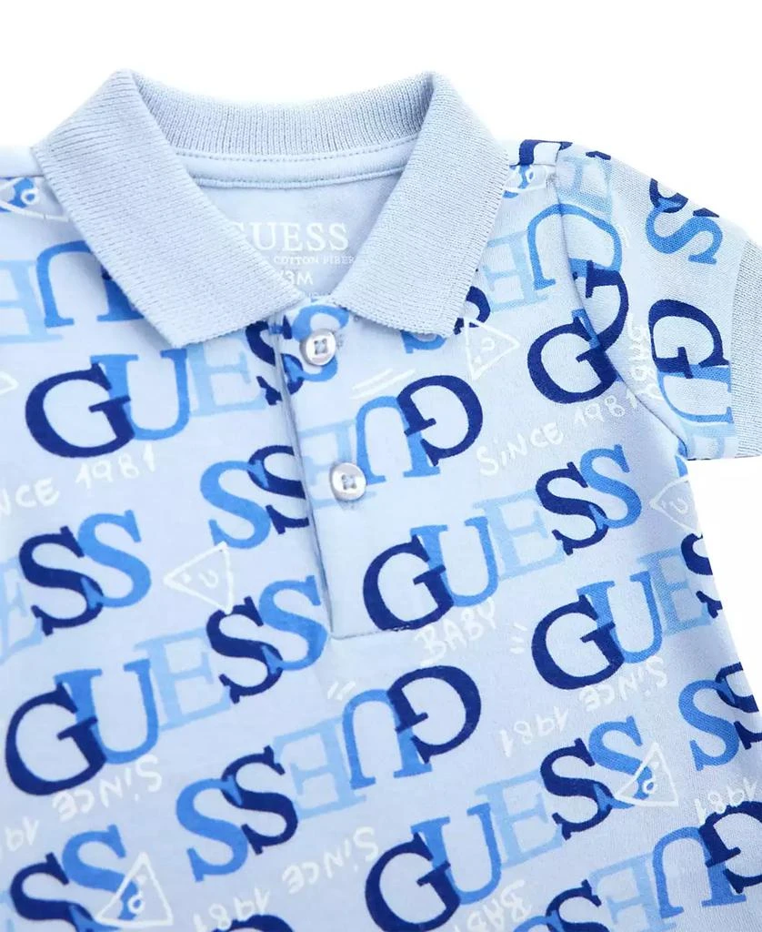 GUESS Baby Boy Bodysuit and Short Set 4