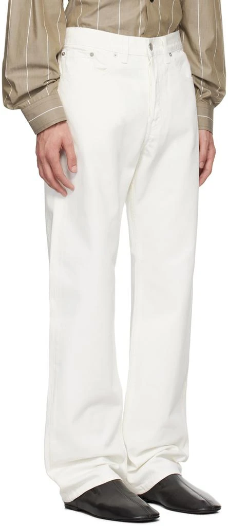 Dries Van Noten White Waxed Jeans 2