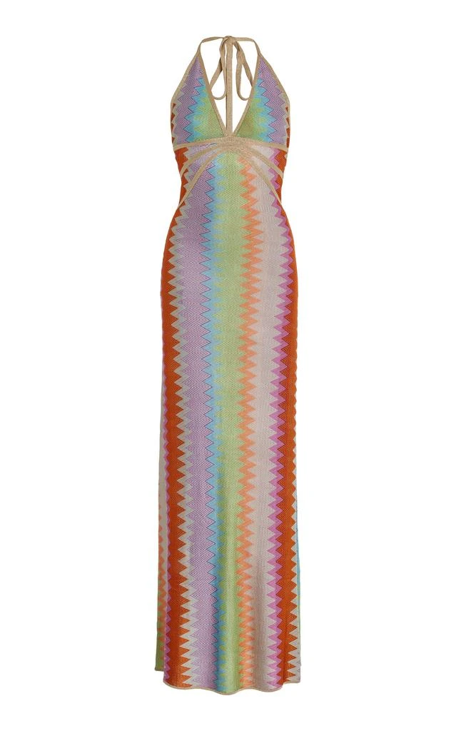 Alexis Alexis - Enna Woven Halter Maxi Dress - Multi - S - Moda Operandi 1