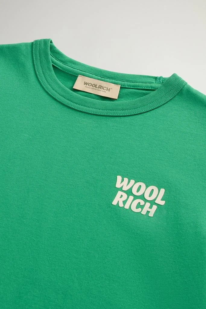 Woolrich Boys’ Pure Cotton T-Shirt - Boys - Green 3