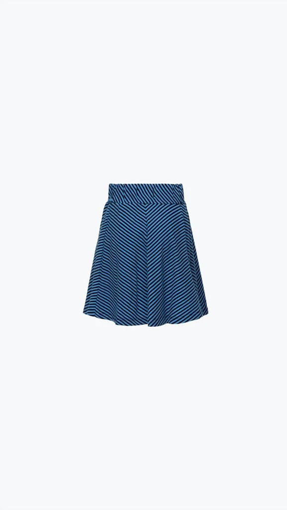 Scotch & Soda Girls - Yarn Dyed Skirt In Striped Blue 2