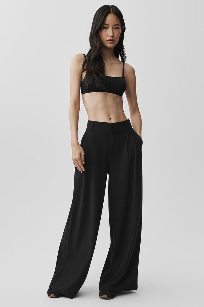 Alo High-Waist Dreamscape Trouser (Regular) - Burgundy - Leggings