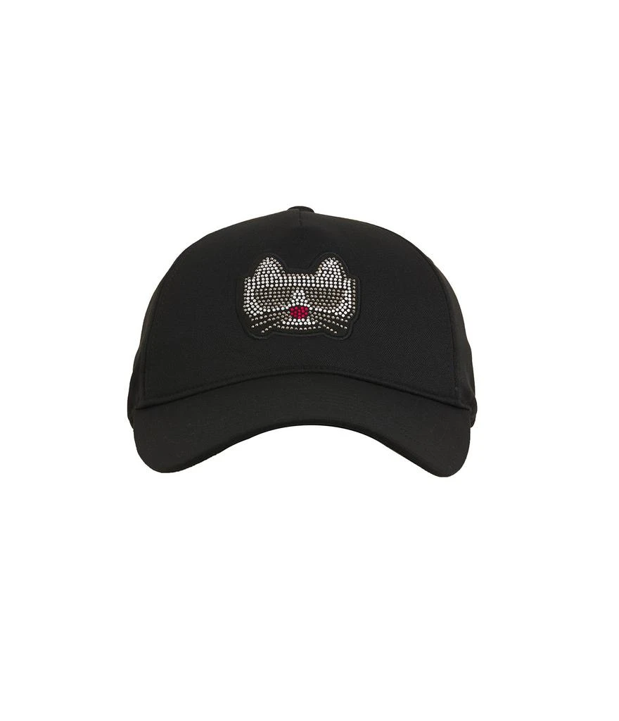 Karl Lagerfeld Paris EMBELLISHED CHOUPETTE BASEBALL CAP 4
