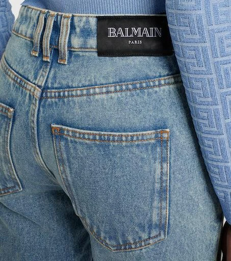 Balmain Low-rise bootcut jeans 6