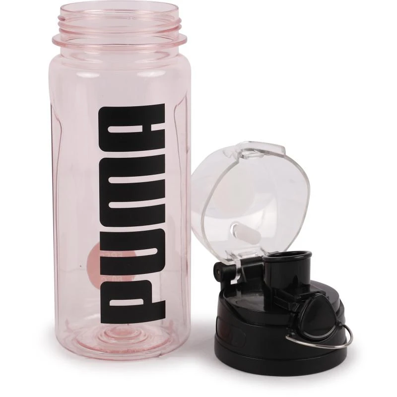 Puma Logo sports water bottle in pink 600 ml 2