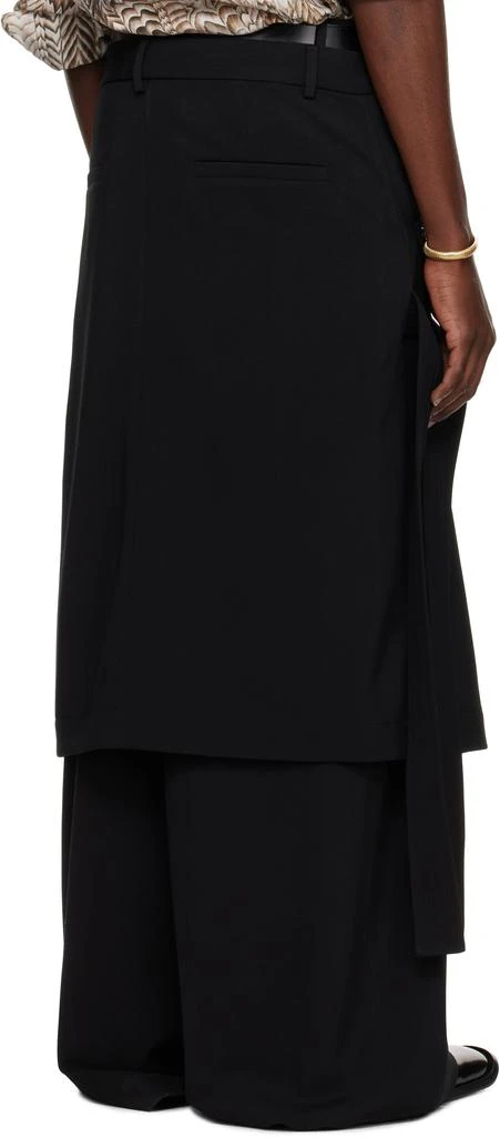 LU
U DAN Black Apron Skirt 3