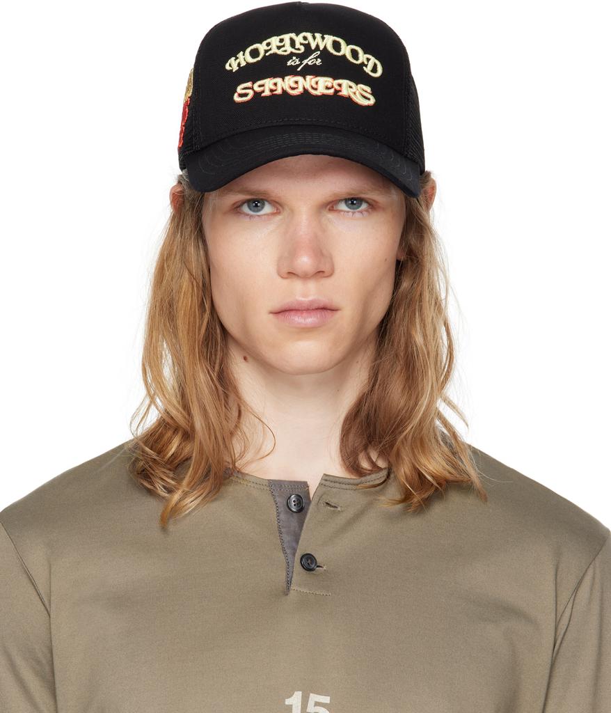 24aw 未使用　アミリ　Arts District Trucker　キャップ AMIRI Black 'Arts District' Trucker Cap - Hats - Compare
