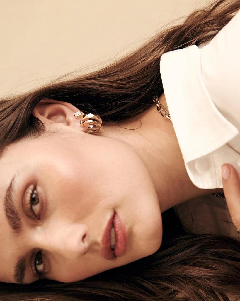 Gucci Gucci Link to Love 18K Yellow Gold Hoop Earrings YBD74564900100U-copy 2