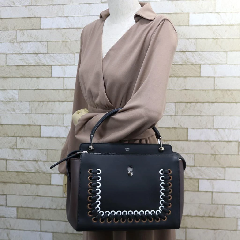 Fendi Fendi Dot Com Leather Handbag (Pre-Owned) 2