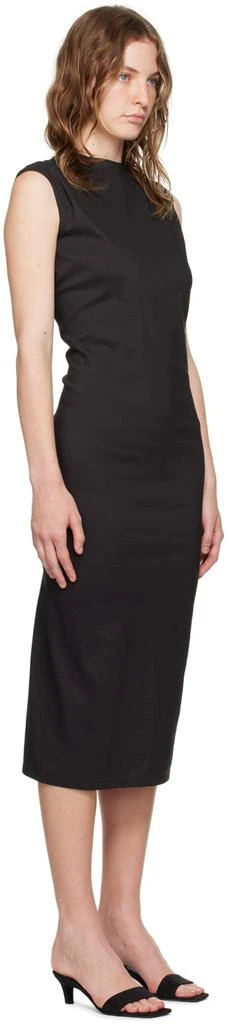 ISSEY MIYAKE Black Membrane Midi Dress 2