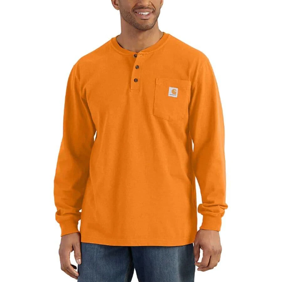 Carhartt Workwear Pocket Long-Sleeve Henley Shirt - Men's 1