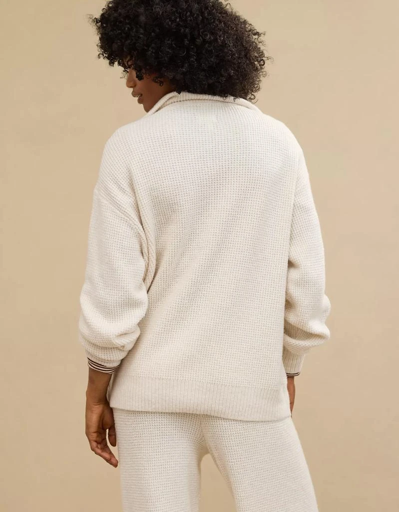 Aerie Aerie CozyUp Waffle Button Sweater 2