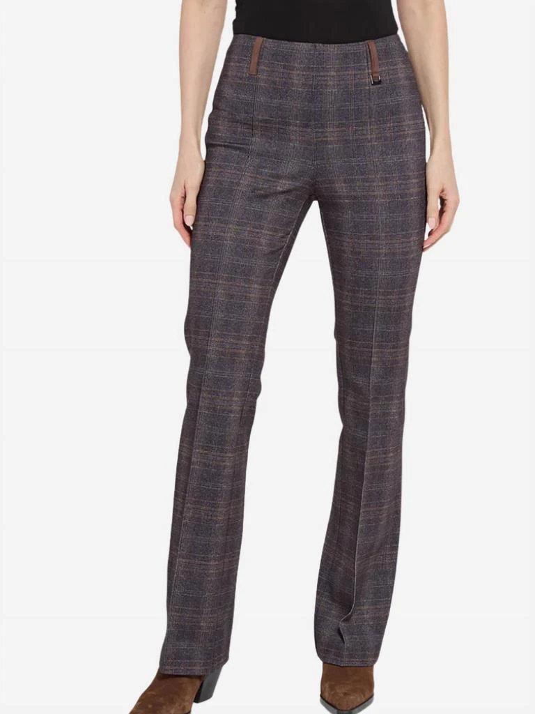 Lyssé Lysse - Women's Patterned Pintuck Ponte Baby Boot Pants