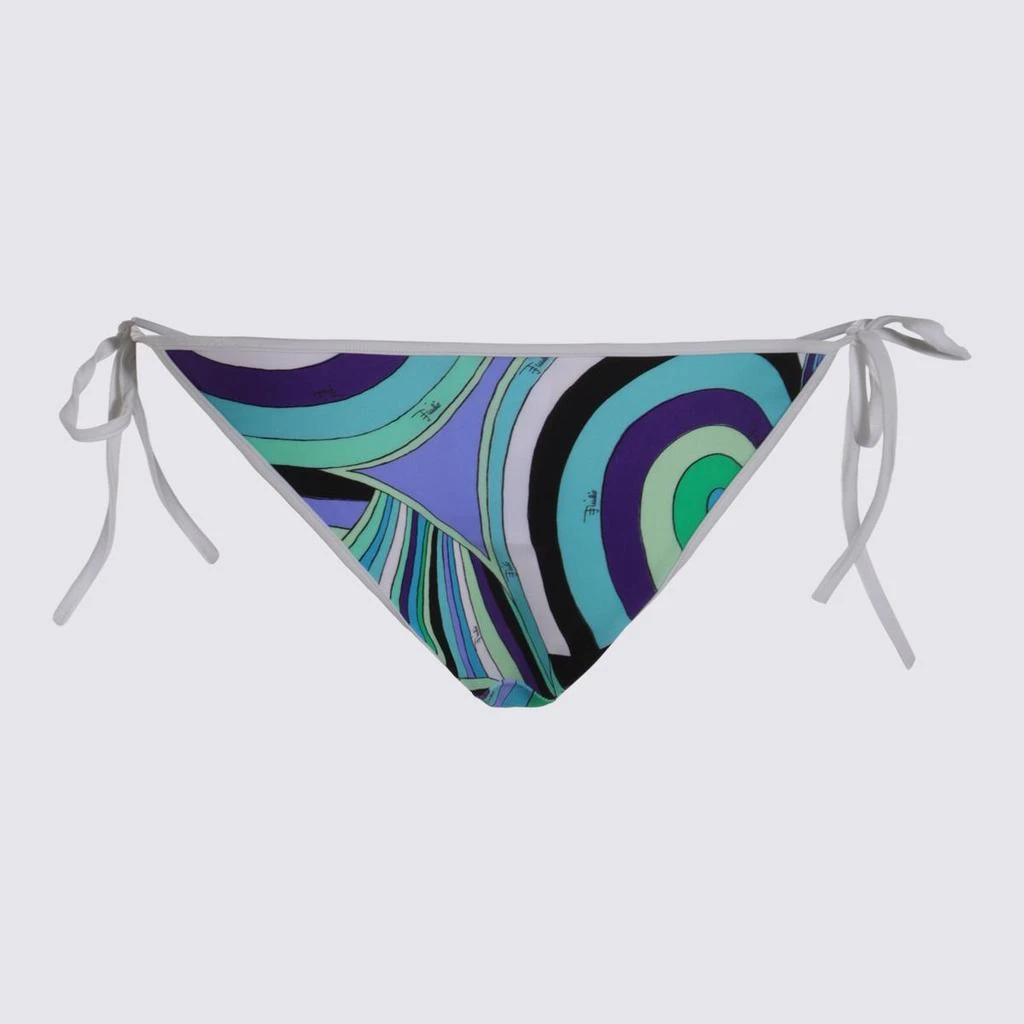 Pucci Pucci Light Blue And Multicolor Slip Beachwear 2
