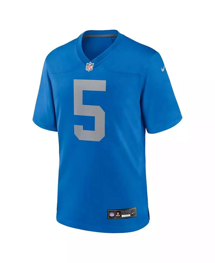 NIKE Men's David Montgomery Blue Detroit Lions Alternate Game Jersey 2