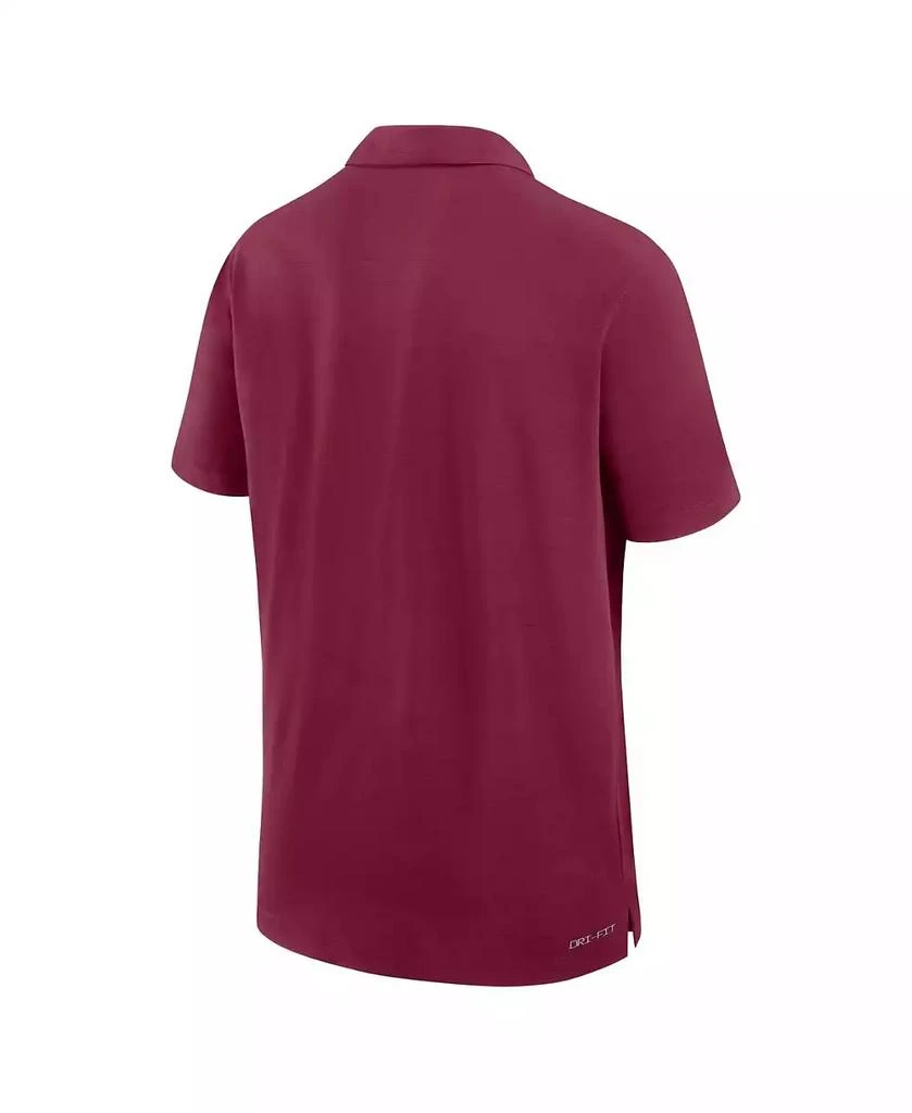 NIKE Men's Garnet Florida State Seminoles Sideline Woven Performance Polo 2