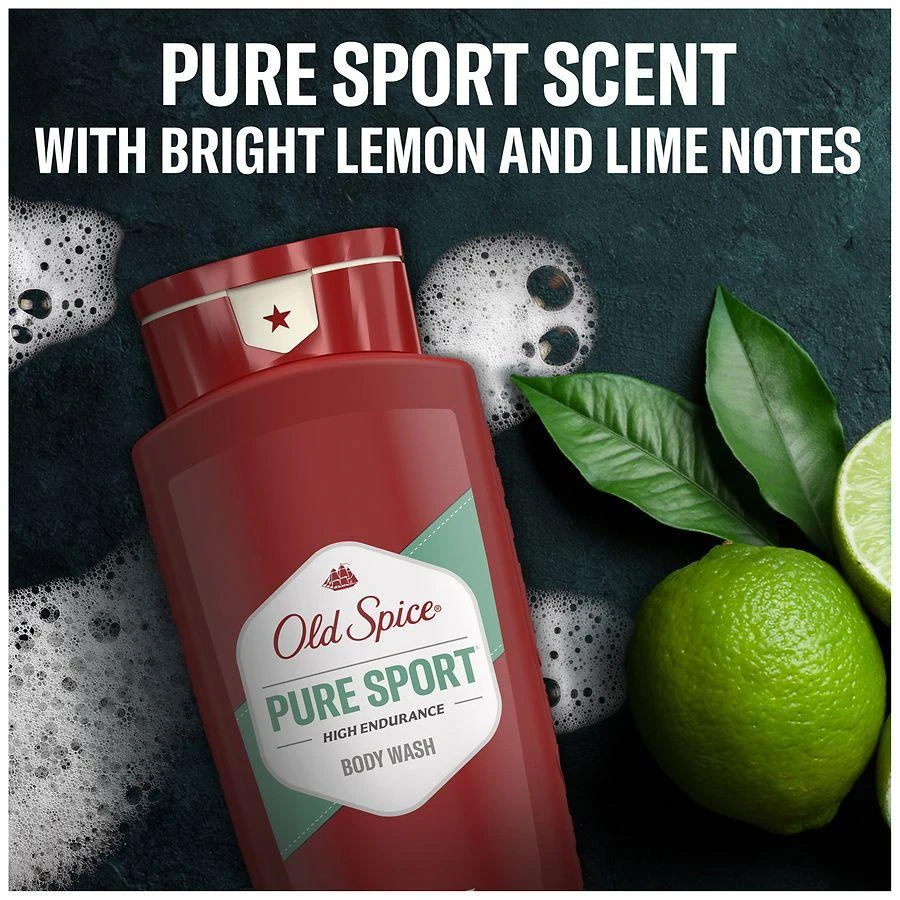 Old Spice High Endurance Body Wash For Men Pure Sport 5