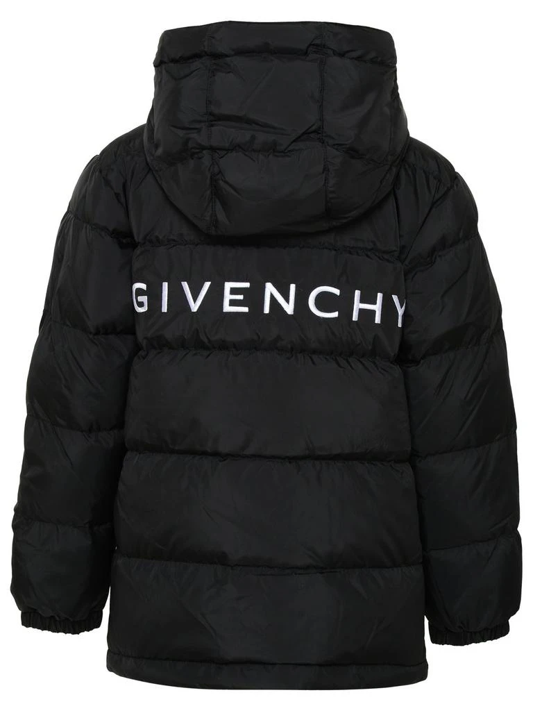 Givenchy Givenchy Kids Logo Embroidered Long-Sleeved Hooded Jacket 2