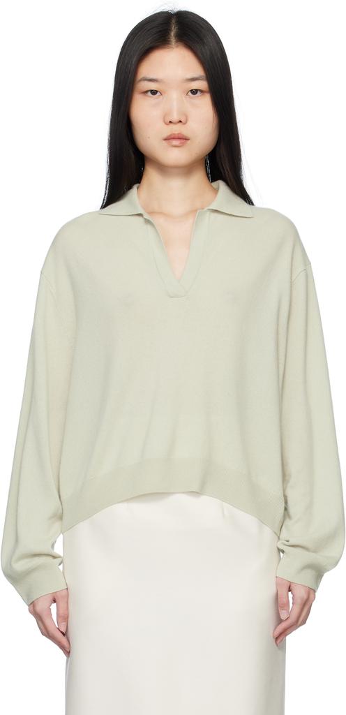 Arch4 Green Oxford Sweater