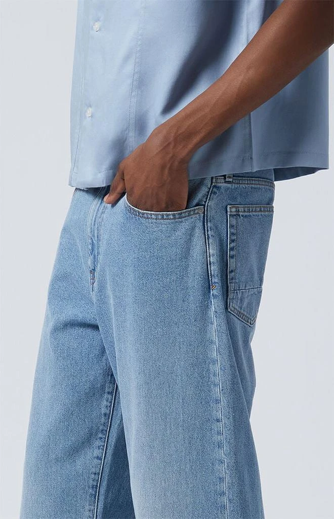 PacSun Light Indigo Extreme Baggy Jeans 4