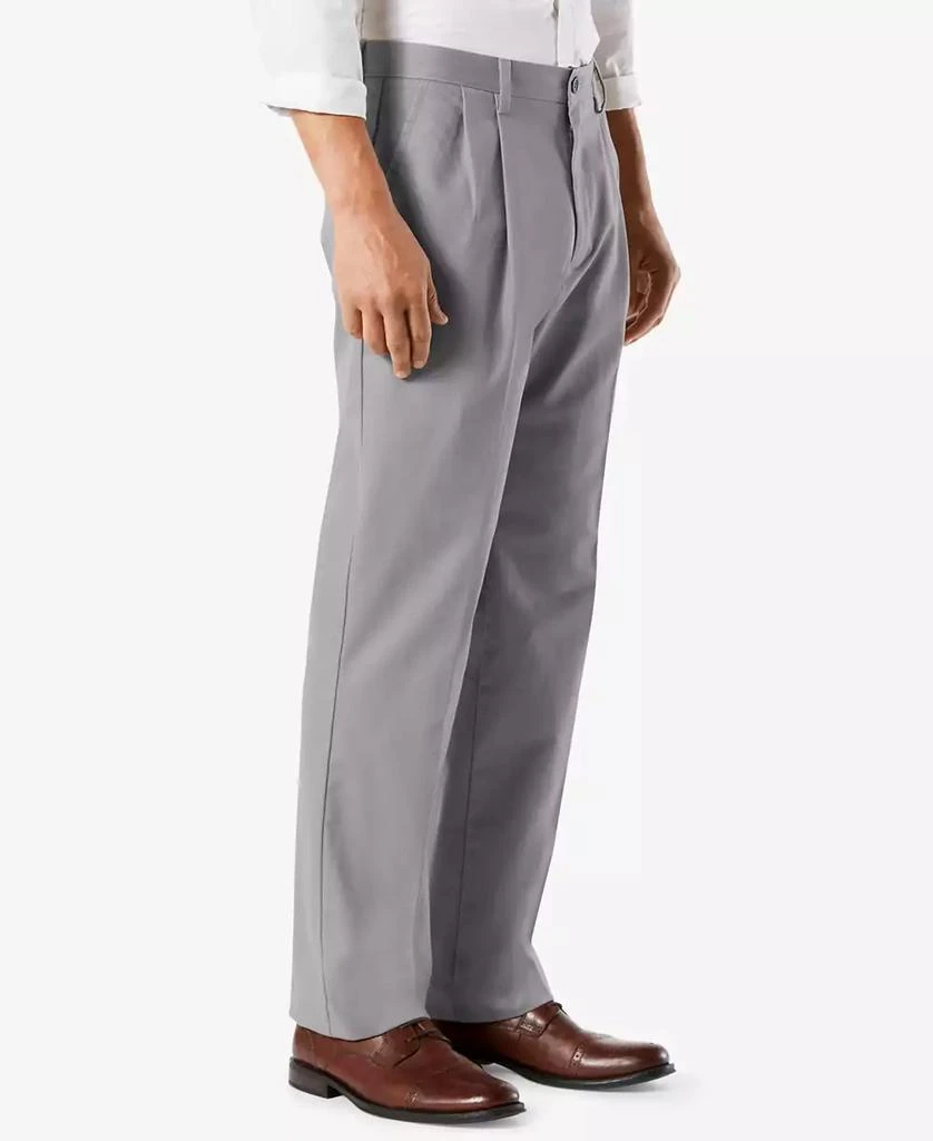 Dockers Men's Easy Classic Pleated Fit Khaki Stretch Pants 3