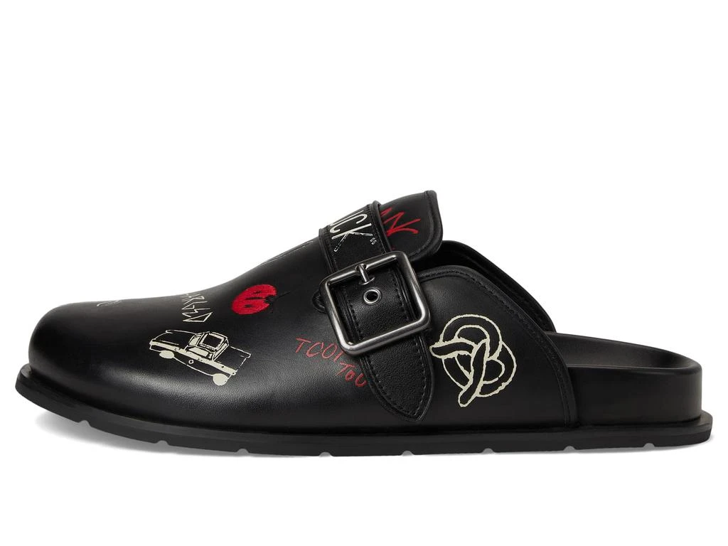 Coach Buckle Clog With Sketch Print 4
