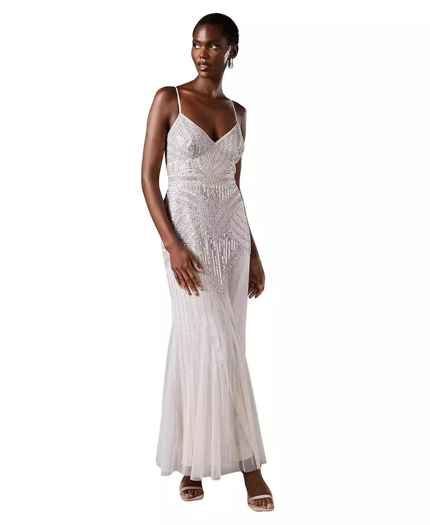 Shop GEORGIA HARDINGE - Exclusive Fossil Shirred Metallic Chiffon Maxi Dress  - Ivory - UK 6 - Moda Operandi on Sale at BeyondStyle  Get 60% Off GEORGIA  HARDINGE - Exclusive Fossil