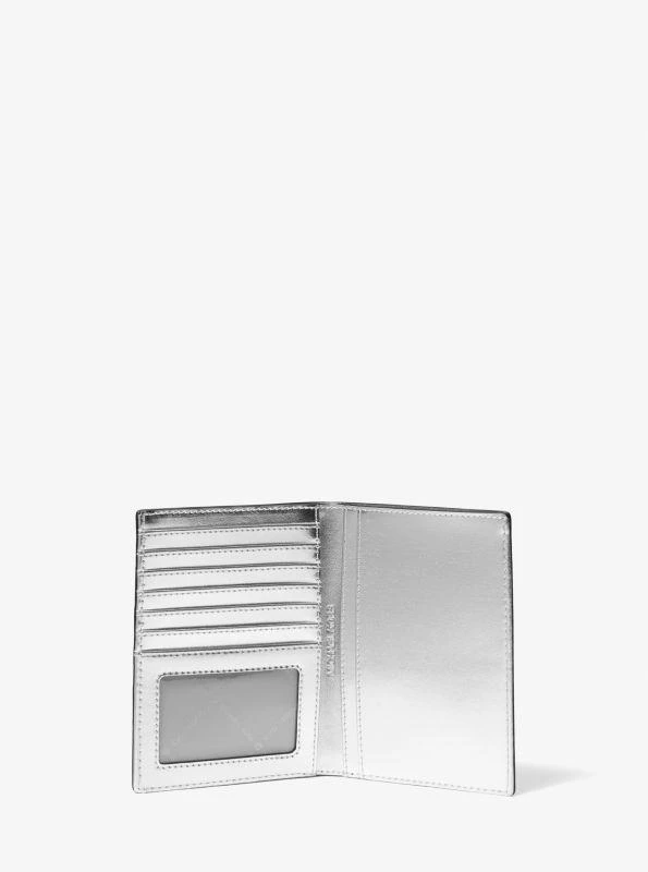 Michael Kors Jet Set Travel Medium Embellished Signature Logo Passport Case 2