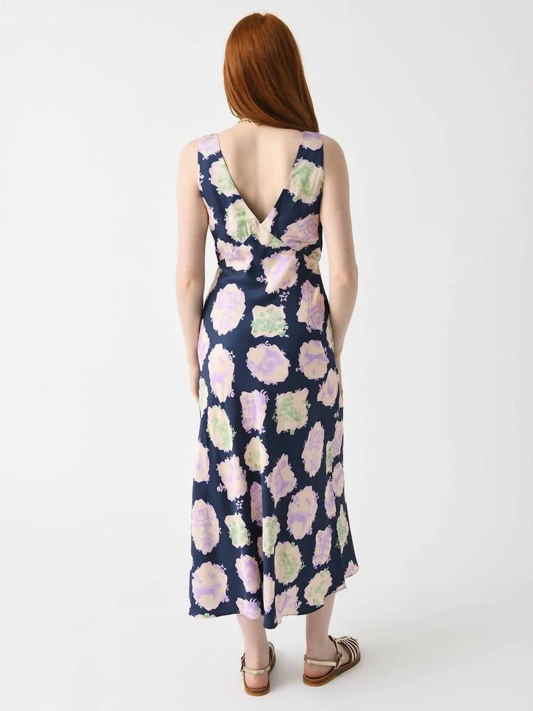 Kitri Claire Slip Dress In Navy Pasture Print 3