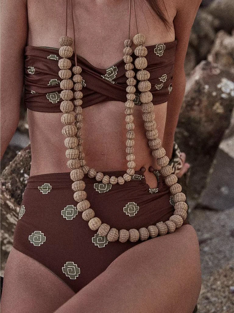 JOHANNA ORTIZ La Paz Mocca Taita Bikini Bottom 5