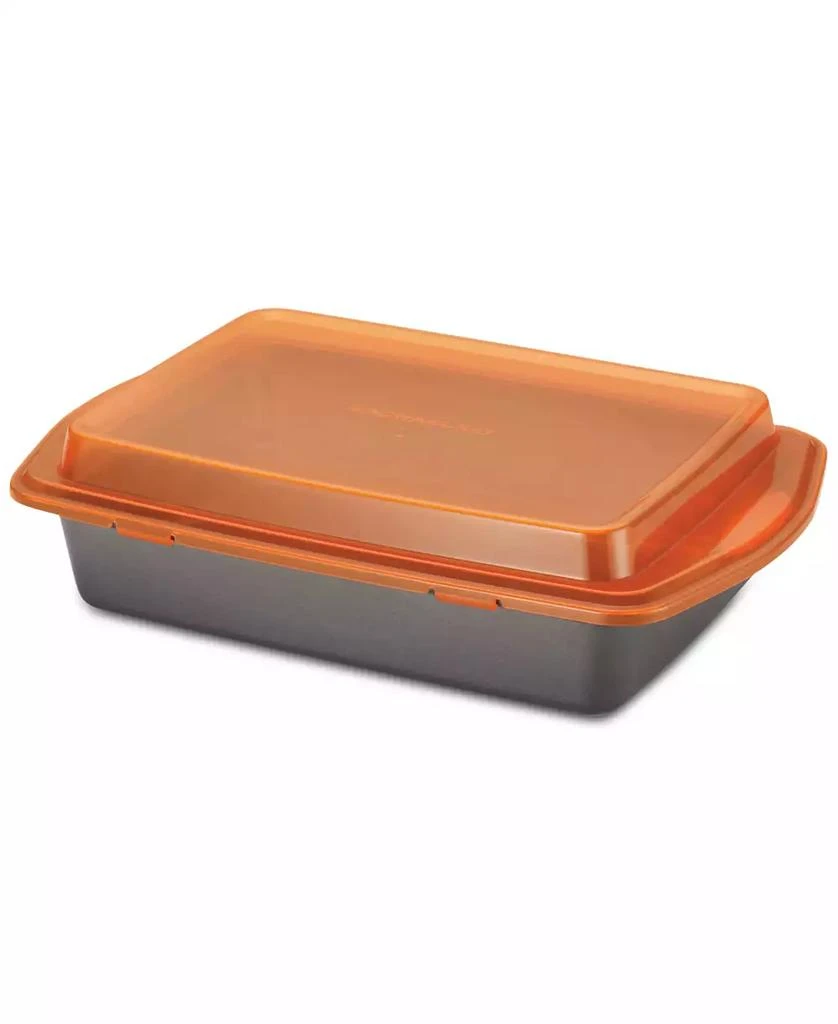 Rachael Ray Non-Stick Bakeware 9" by 13" Cake Pan & Lid 5
