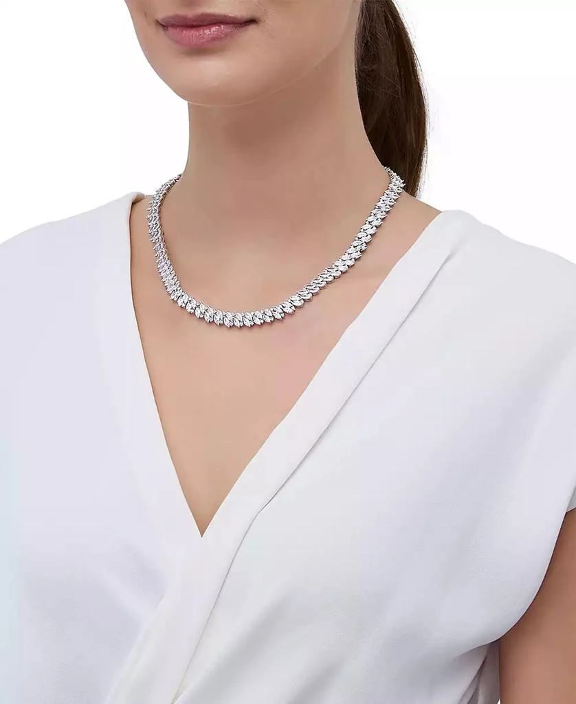 Arabella Cubic Zirconia Necklace (50-1/4 ct. t.w.) in Sterling Silver, 18" 2