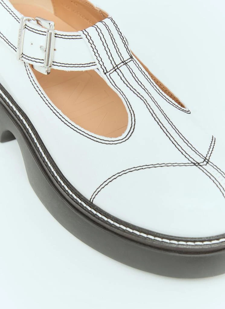 Ganni Everyday Buckle Mary Jane Shoes 2