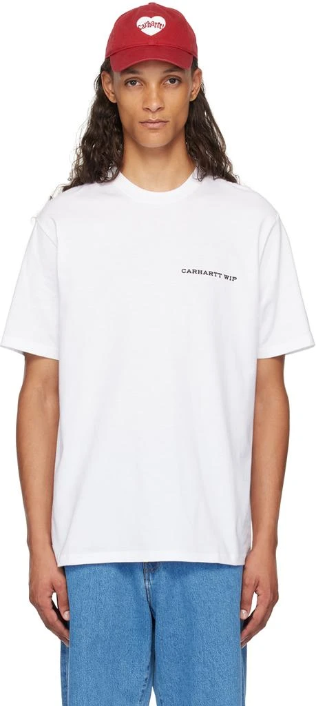 Carhartt WIP White Home State T-Shirt 1