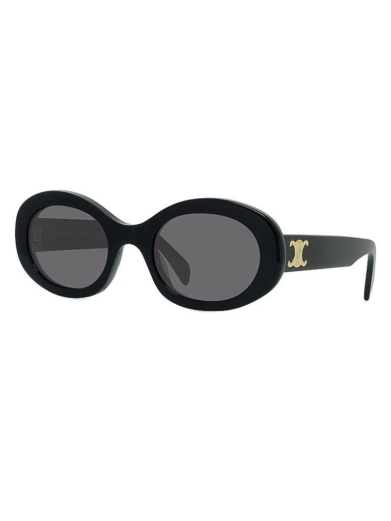 Celine Triomphe 52MM Oval Sunglasses 1