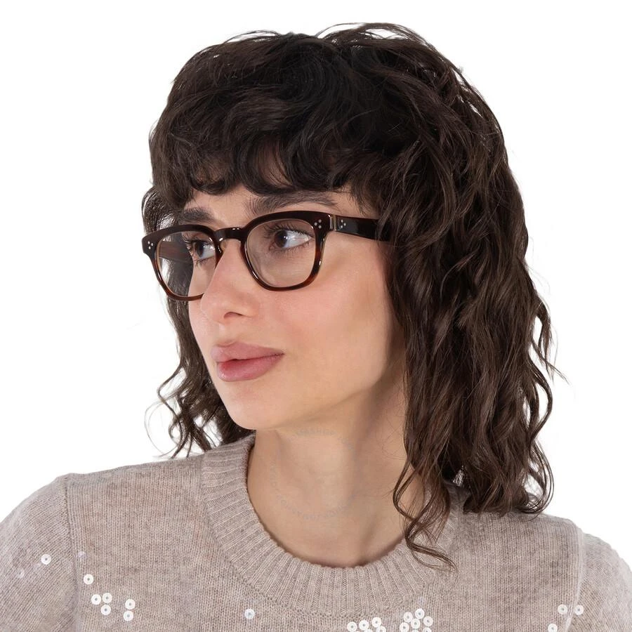 GARRETT LEIGHT REGENT Demo Square Eyeglasses 1098 WHT 47 2