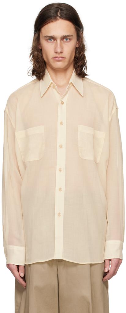 JieDa Off-White Oversized Shirt