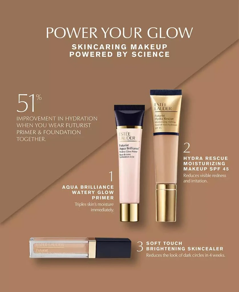 Estée Lauder Futurist Hydra Rescue Moisturizing Foundation SPF 45, 1.2 oz. 11