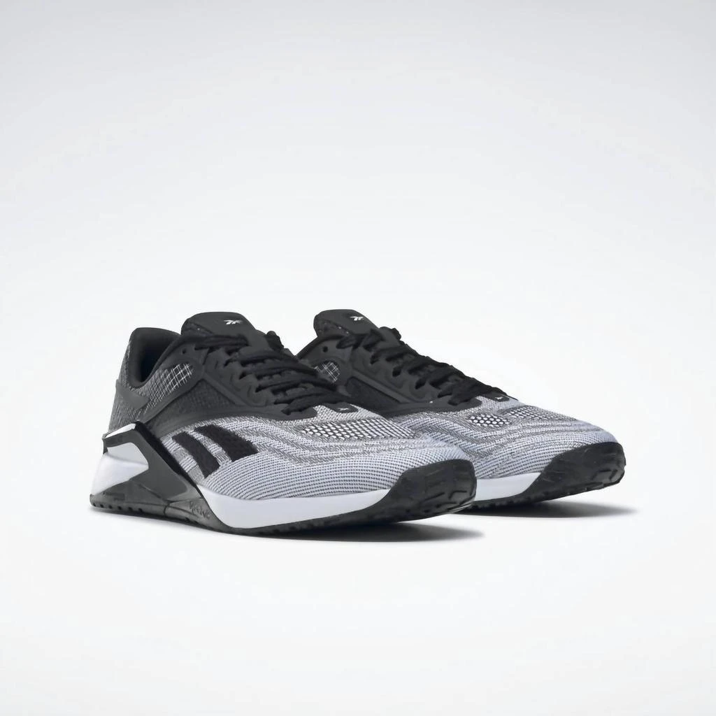 Reebok Women's Nano X2 Running Shoes In Footwear White/core Black/pure Grey 6 2