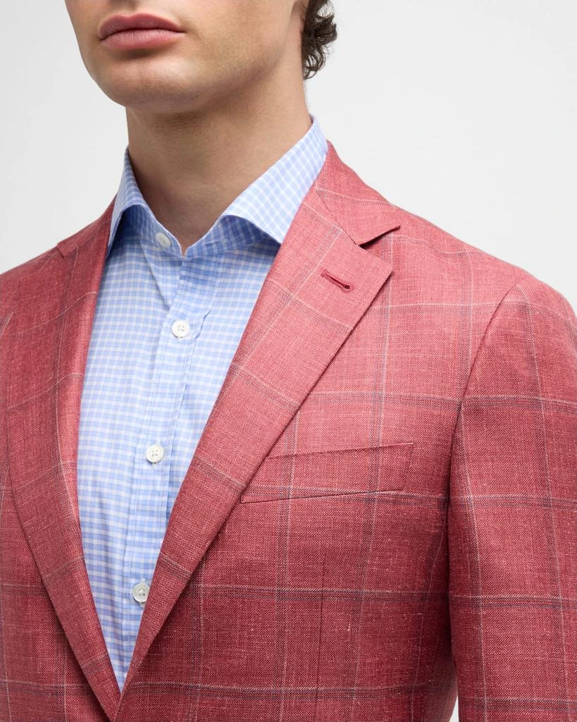 Canali Men's Windowpane Sport Coat 3