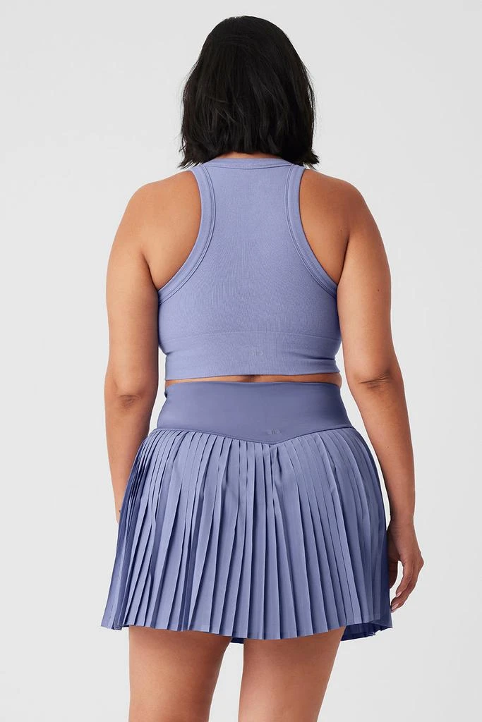 Alo Seamless Delight High Neck Bra - Lilac Blue 6