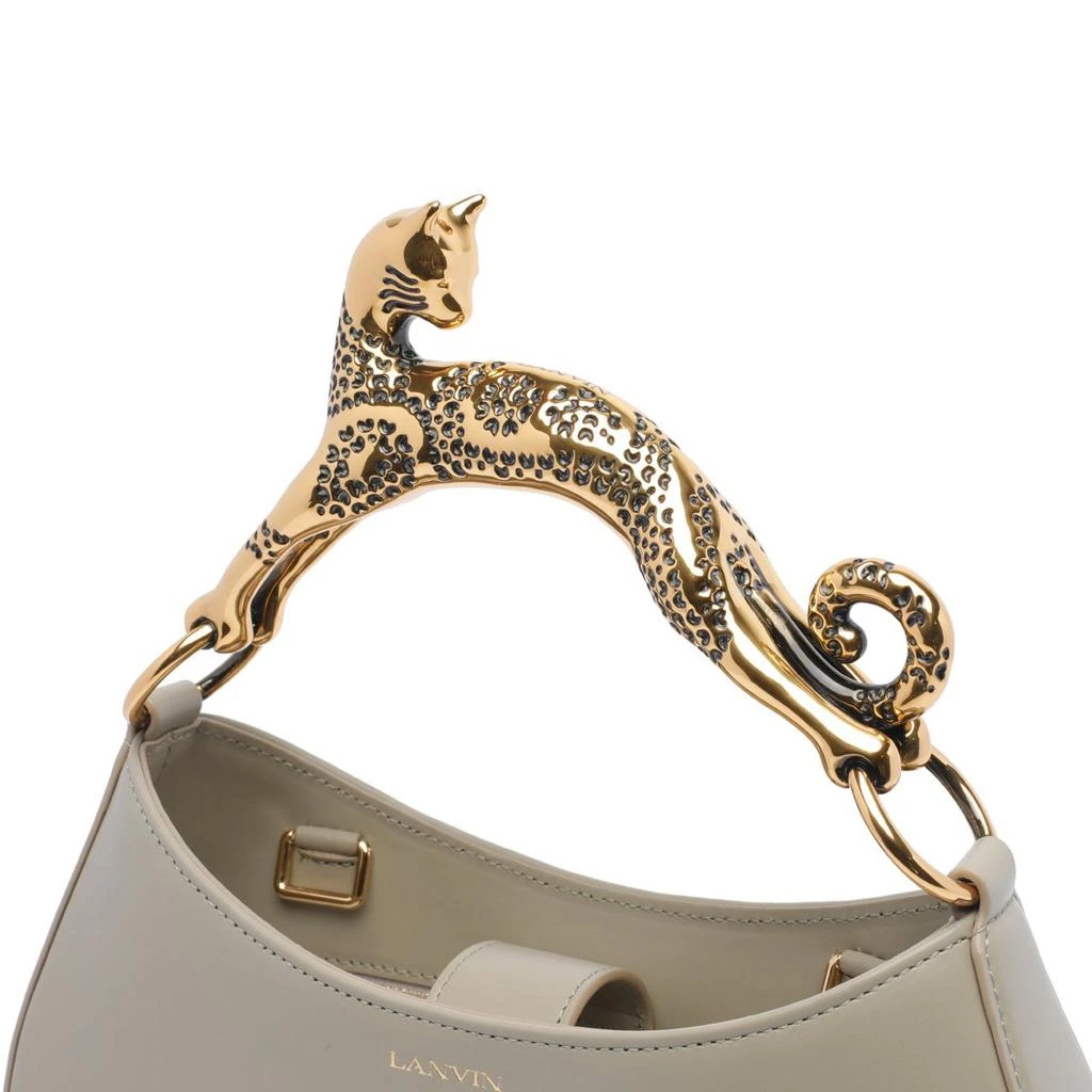 Lanvin Lanvin Embellished Handle Zipped Tote Bag 4