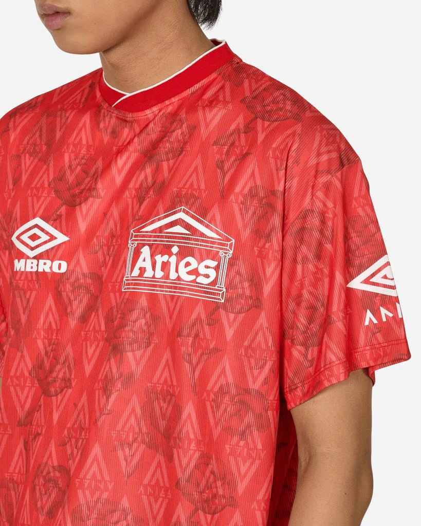 Aries Umbro Roses Football Jersey Red 5
