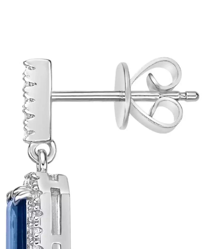 Macy
s Sapphire (2.10 ct. t.w.)
White Sapphire (0.25 ct. t.w.) Drop Earrings in 14k White Gold (Also Available in Emerald) 2