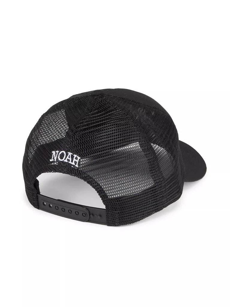 Noah Chainstitch Logo Cotton-Blend Trucker Hat 2