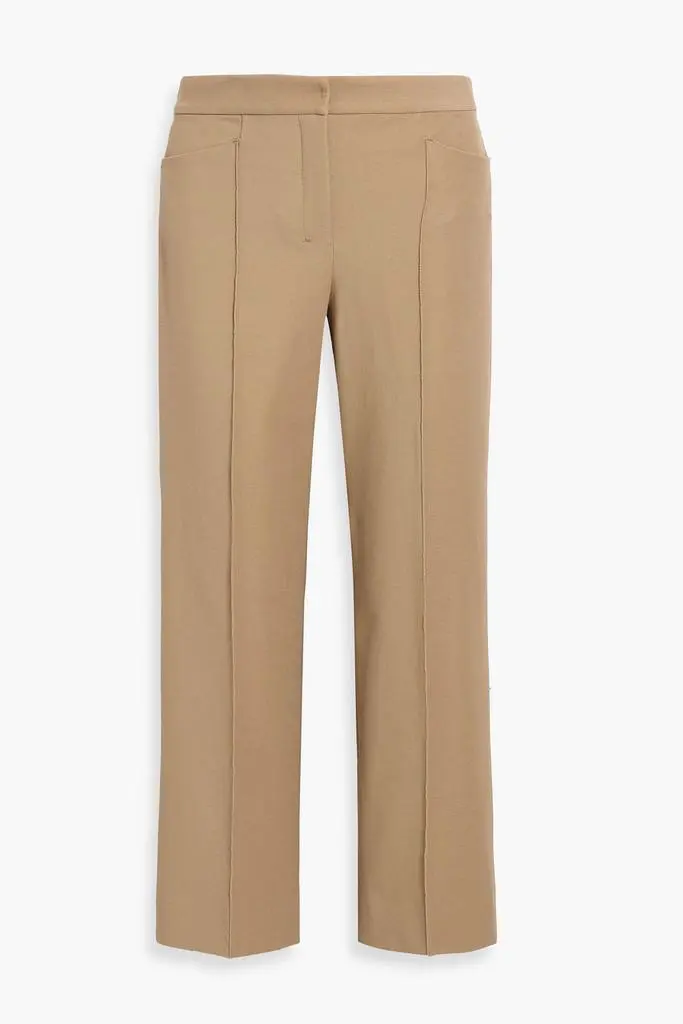 Max Mara Zemira cotton-blend twill straight-leg pants
