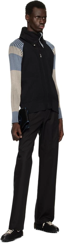 Kiko Kostadinov Black & Blue Inex Cardigan 4