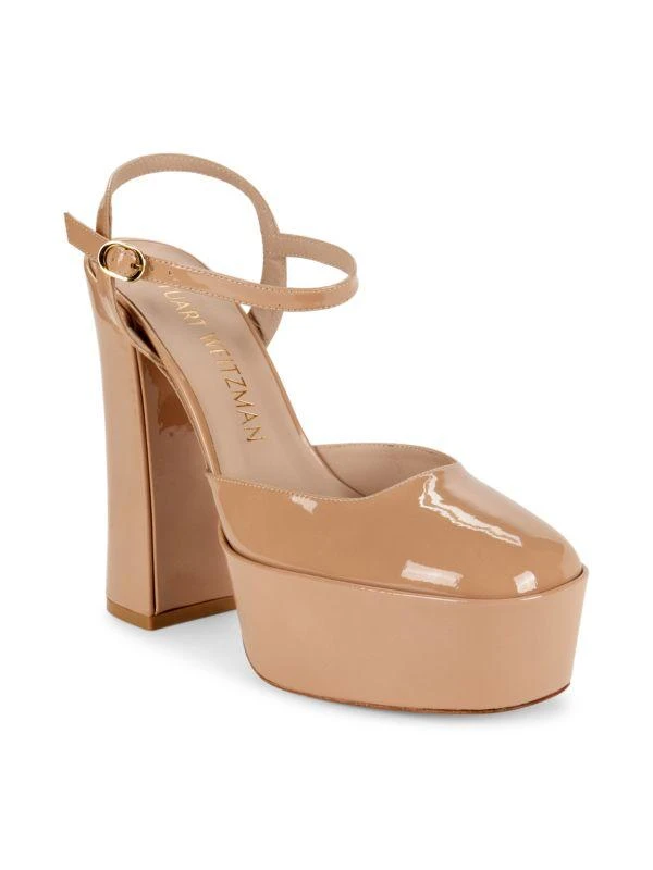 Stuart Weitzman Skyhi Patent Leather Platform Pumps 2