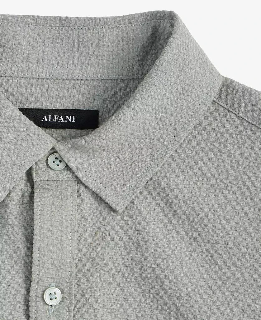 Alfani Men's Elevated Puckered Long Sleeve Button-Front Shirt, Exclusively at Macy's 5