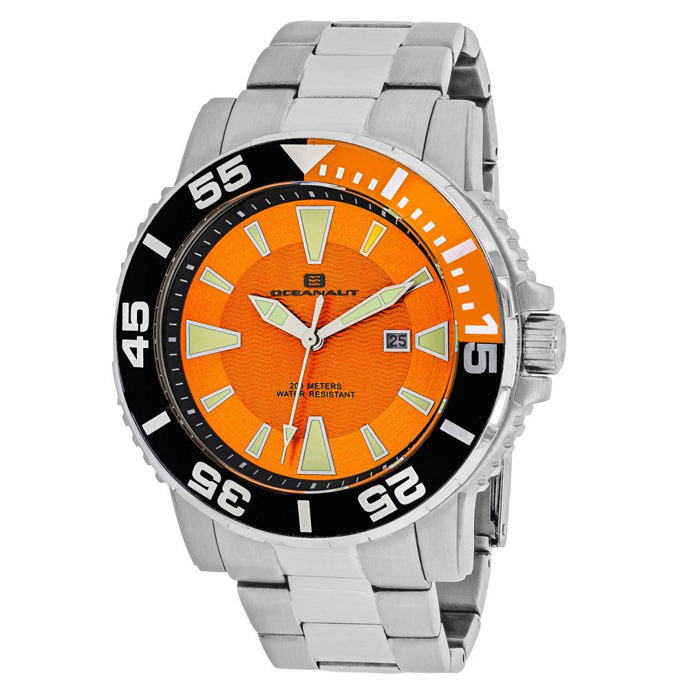 Oceanaut Men's Orange dial Watch